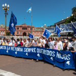 Las Madres de la Plaza de Mayo on their regular Thursday demonstration.