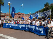 Las Madres de la Plaza de Mayo on their regular Thursday demonstration.