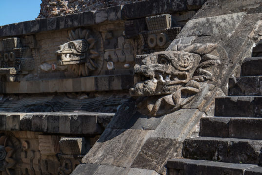 Quetzalcoatl’s temple is also worth exploring at Teotihuacan